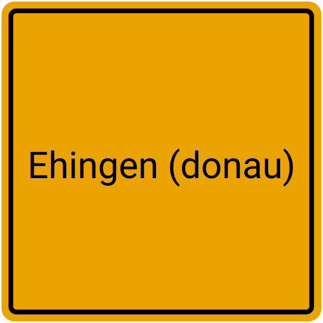 Meldebestätigung Ehingen (Donau)